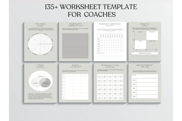 Download 135+ Coaching Worksheet Canva Templates, - Template Collection