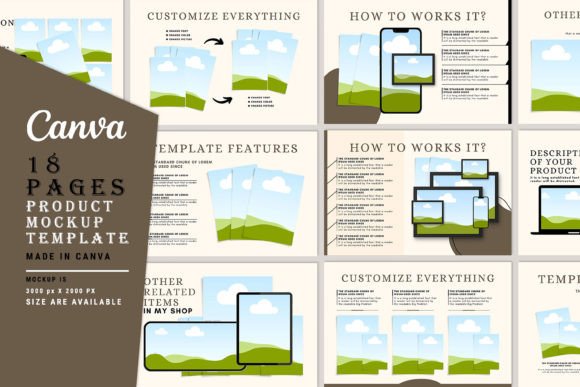 Download Seller Mockup Template Canva - Template Collection