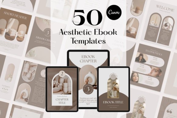 Download Customizabl Beige Canva Ebook Templates - Template Collection