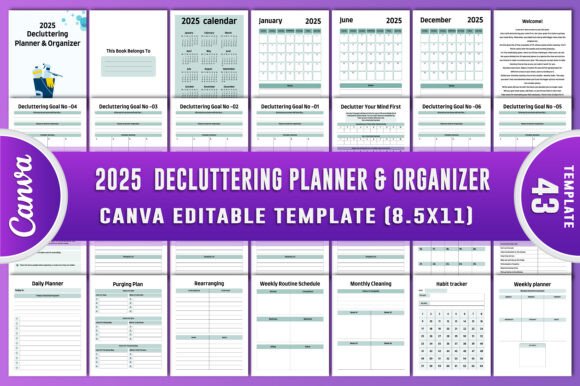 Download 2025 Decluttering Planner &amp; Organizer - Declutter Collection