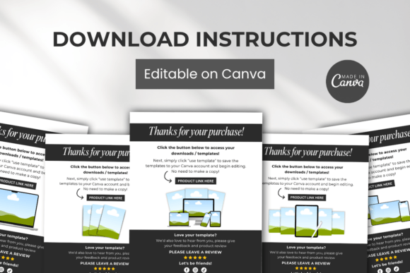 Download Digital Download Instructions Template - Template Collection