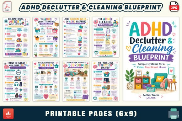 Download ADHD Declutter &amp; Cleaning Blueprint - Declutter Collection