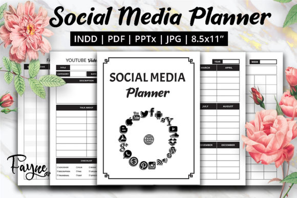 Download Social Media Planner | KDP Template - Template Collection