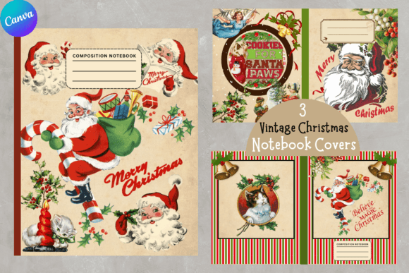 Download Vintage Christmas KDP Cover/KDP Template - Template Collection