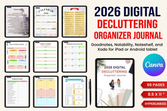 Download 2026 Digital Decluttering &amp; Organizer - Declutter Collection