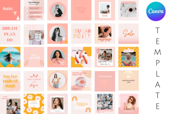 Download Instagram Templates Canva Pastel Colors - Template Collection