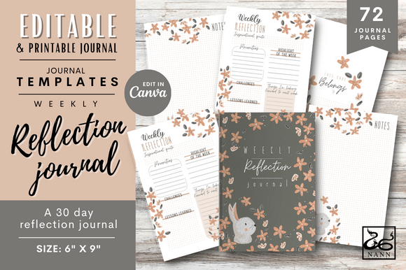 Download Reflection Journal Templates #86 - Template Collection