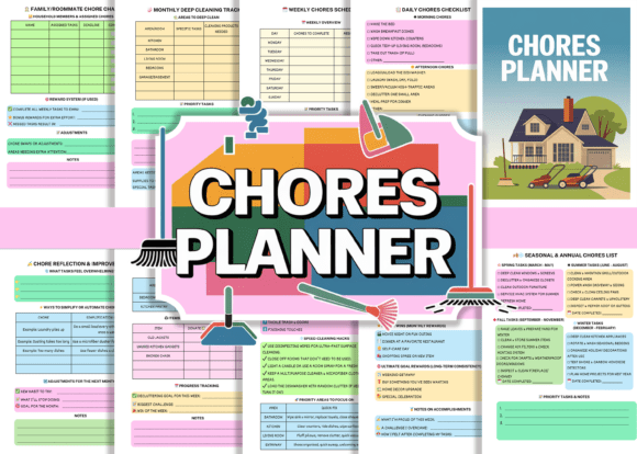 Download Chores Planner - KDP Template - Template Collection