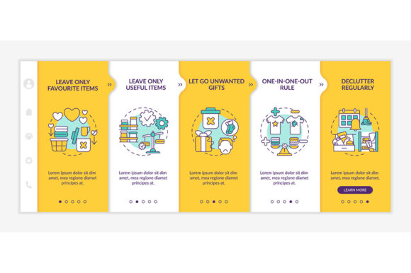 Download Decluttering Advices Onboarding Template - Declutter Collection