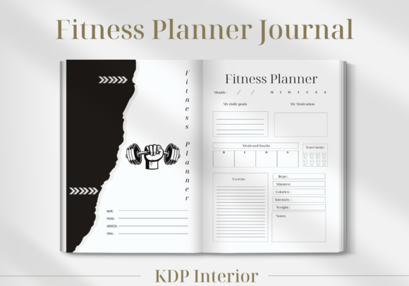 Download Fitness Planner | KDP Interior - Fitness Collection