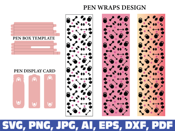 Download Fitness Glitter Pen Wraps, Gym Women - Fitness Collection
