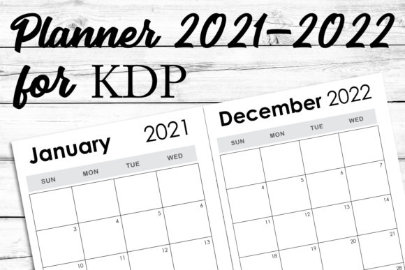 Download 2021-2022 Weekly Monthly KDP Template - Template Collection