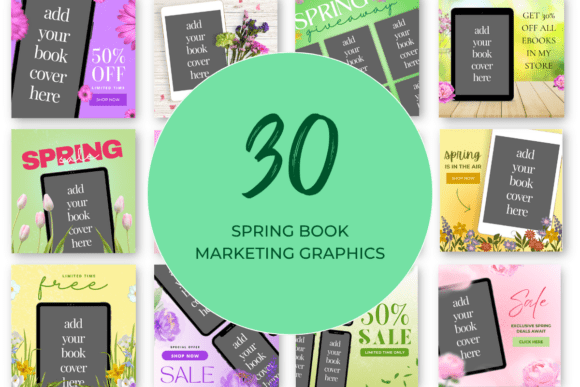 Download Spring Book Marketing Canva Templates - Template Collection