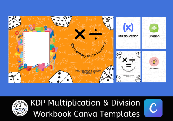 Download Math Workbook Cover Canva Templates: Set Two - Template Collection