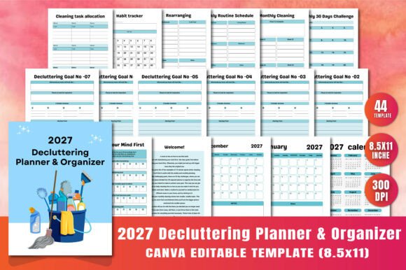 Download Decluttering Planner &amp; Organizer 2027 - Declutter Collection