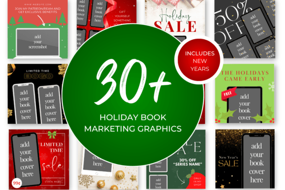 Download Holiday Book Marketing Canva Templates - Template Collection