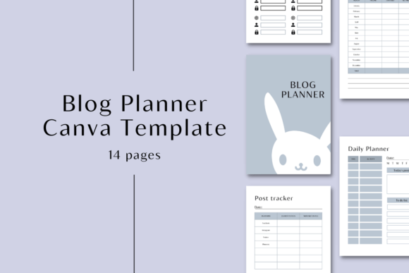 Download Blog Planner | Canva Templates - Template Collection