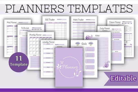 Download Daily Weekly Monthly Planners Templates - Template Collection