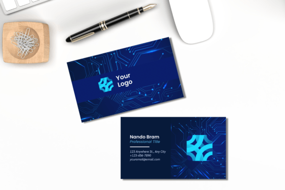 Download Navy Business Card Template - Template Collection