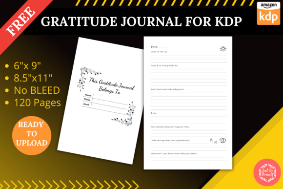 Download FREE GRATITUDE JOURNAL - KDP TEMPLATE - Template Collection