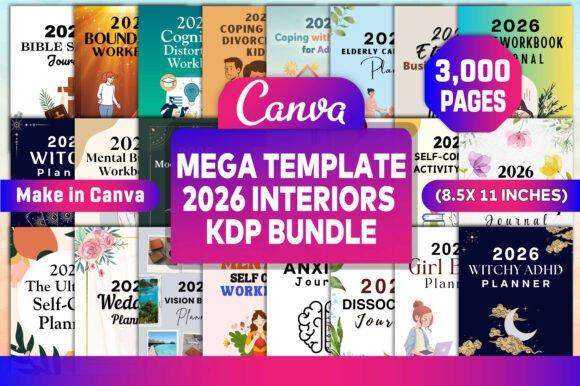 Download Mega Template 2026 Interiors Kdp Bundle - Template Collection