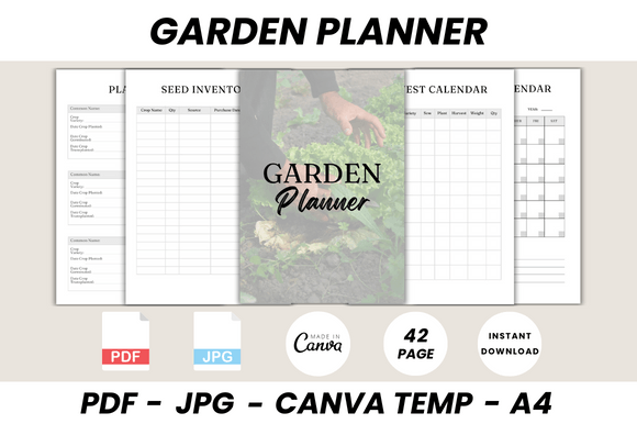 Download Garden Planner Canva Template - Template Collection
