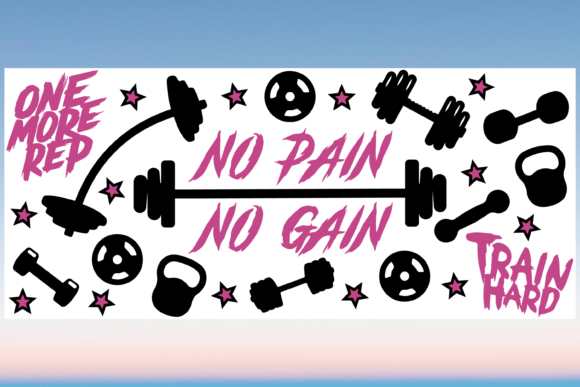 Download Fitness Exercise Gym Libbey Wrap SVG - Fitness Collection