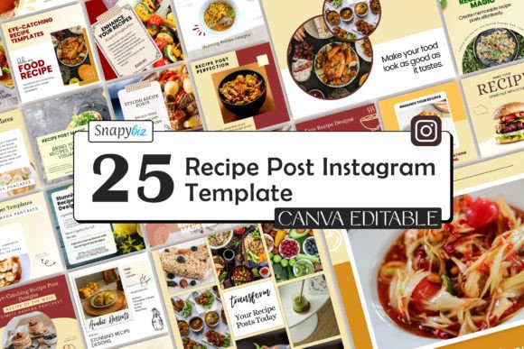 Download Free Recipe Social Media Post Templates - Template Collection