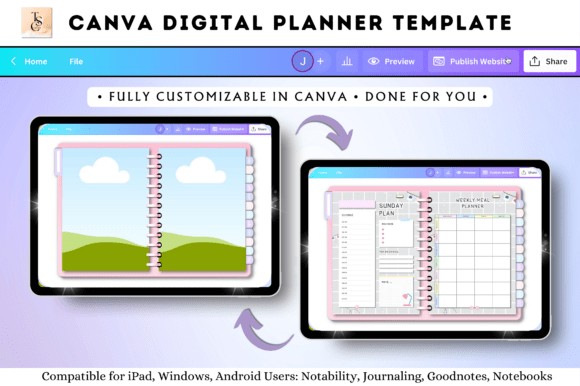 Download Canva Digital Planner Template - Template Collection