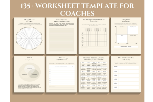 Download Coaching Worksheet Canva Template, Coach - Template Collection