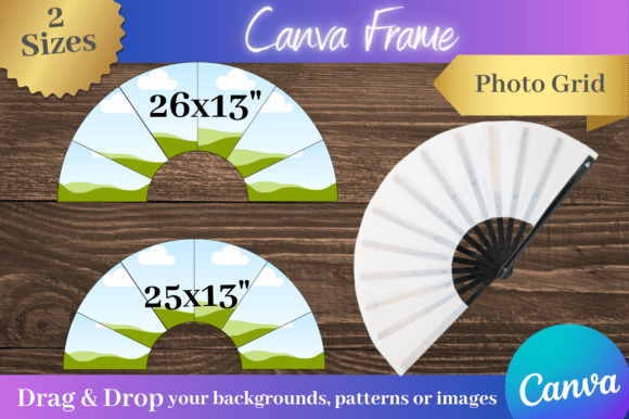 Download Canva Clack Fan Template - Photo Grid - Template Collection