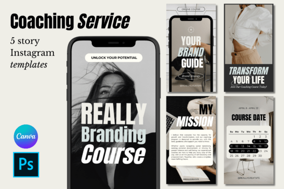 Download Minimalist Coaching Course Templates - Template Collection