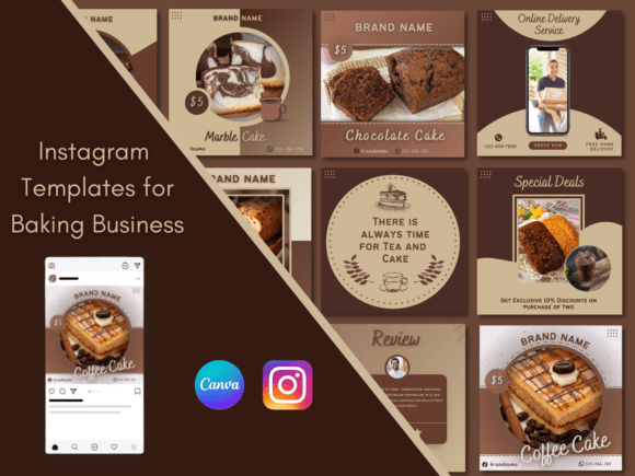 Download Canva Templates for Baking Business - Template Collection