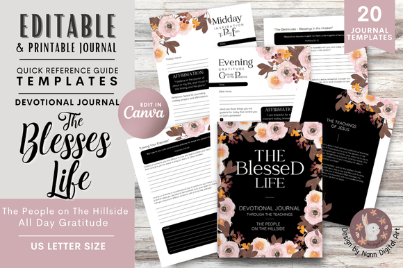 Download Bible Study &amp; Gratitude Journal Template - Template Collection