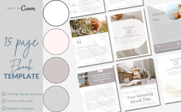 Download Canva Online Course Workbook Templates - Template Collection