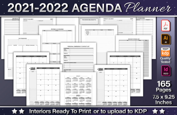 Download 2021-2022 Agenda Planner Template - Template Collection