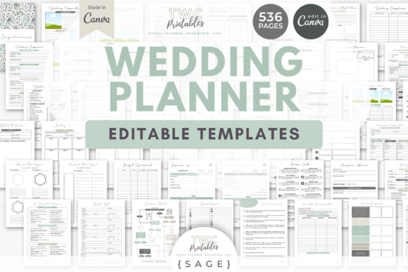 Download Wedding Planner Canva Templates | SAGE - Template Collection