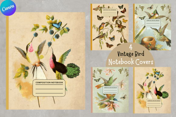 Download Vintage Bird KDP Cover / KDP Template - Template Collection