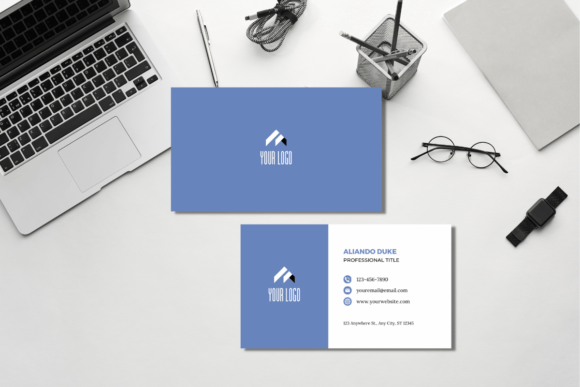 Download Blue Business Card Template - Template Collection