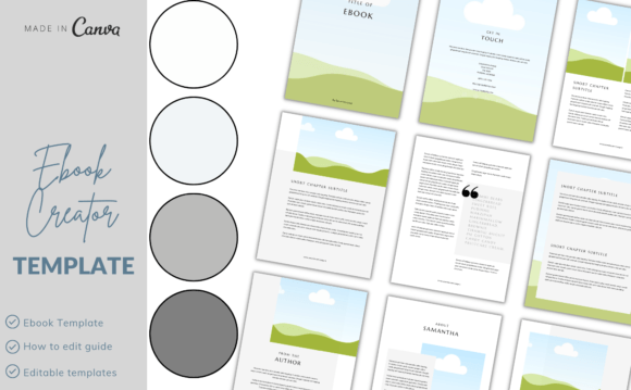 Download Canva Online EBook Editable Templates - Template Collection