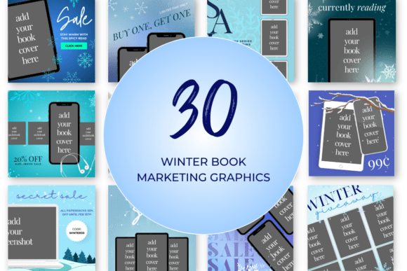 Download Winter Book Marketing Canva Templates - Template Collection
