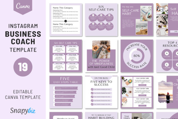 Download Life Coach Templates | Canva Coaching - Template Collection