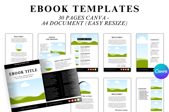 Download 30 Editable Ebook Template - Template Collection
