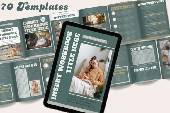 Download Course Workbook Canva Templates - Template Collection