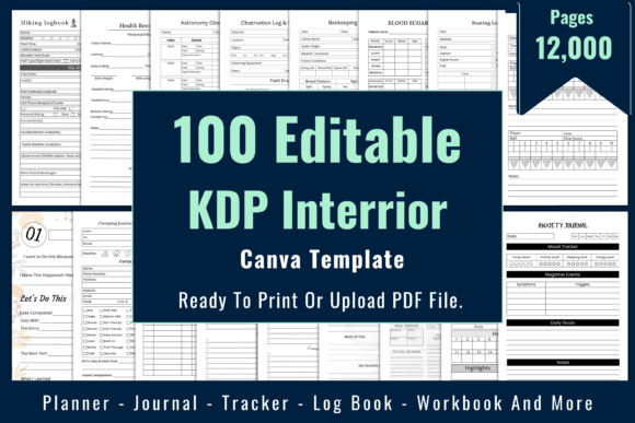 Download 100 Editable KDP Interior Template - Template Collection