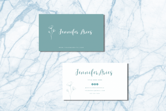 Download Green White Business Card Template - Template Collection