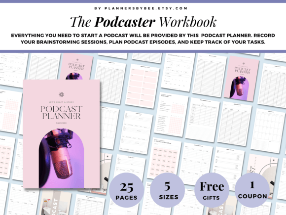 Download Podcast Planner Template, Episode Podca - Template Collection