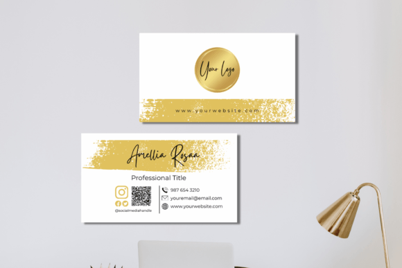 Download Gold Business Card Template - Template Collection