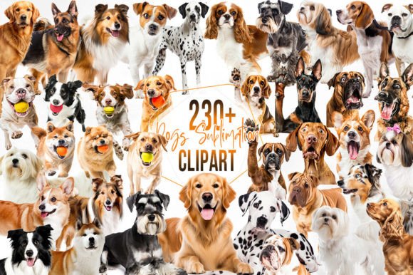 Download 230+ Premium Dog Clipart Bundle - Premium Collection
